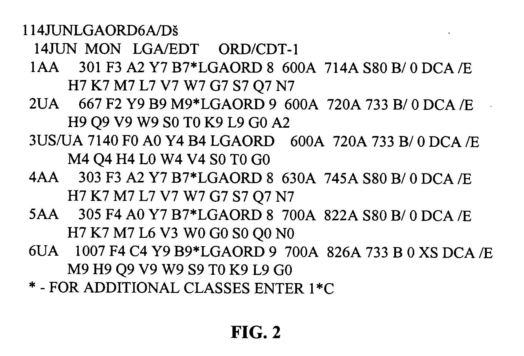 Devices, systems, and methods for providing remaining seat availability information in a booking class