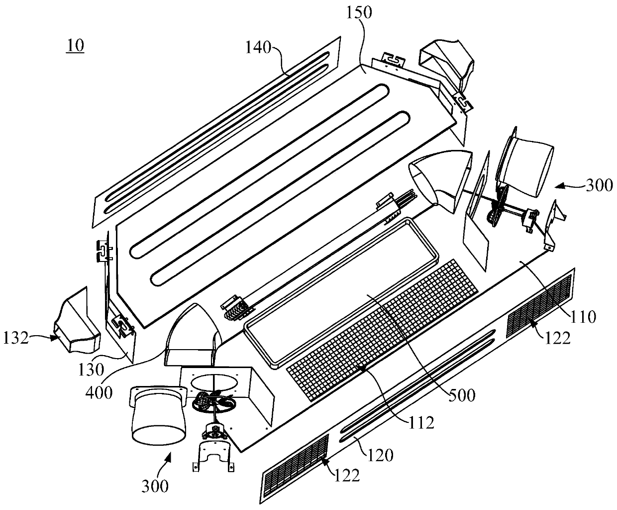 Duct type air conditioner and air conditioner