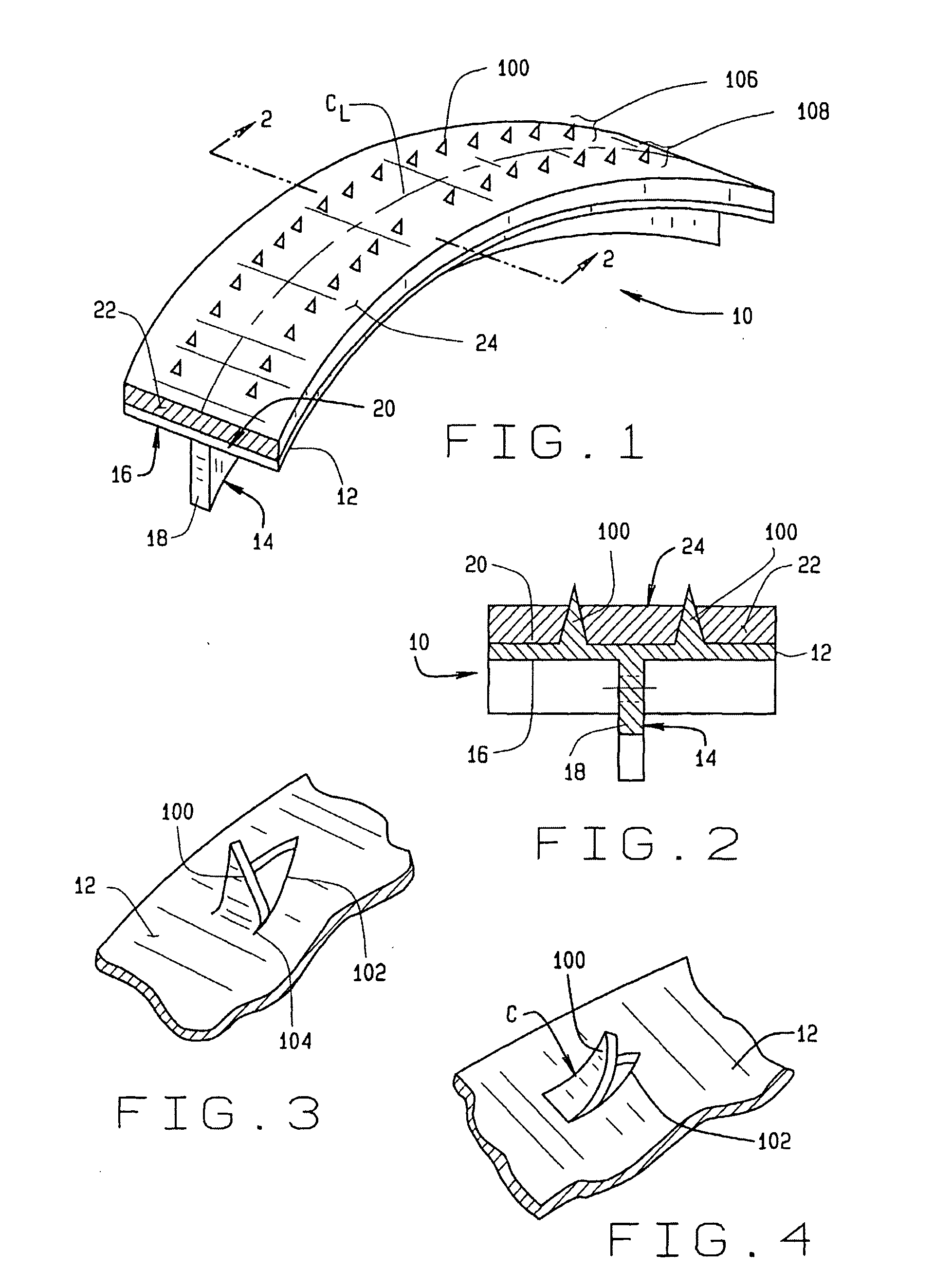 High friction brake shoe assembly