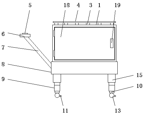 Portable measuring instrument