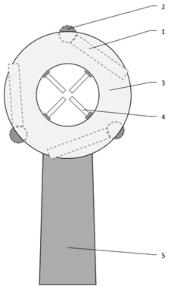 Horizontal-axis wind generating set with foldable wind wheels and using method