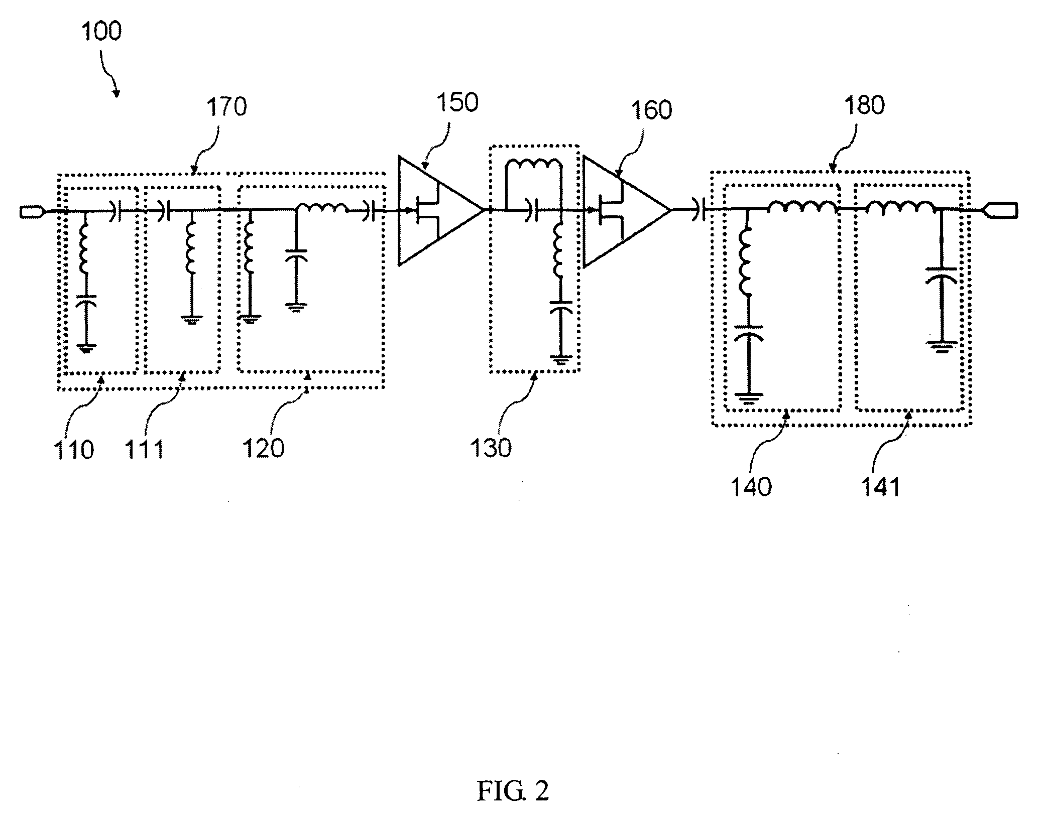 Dual-band active filter