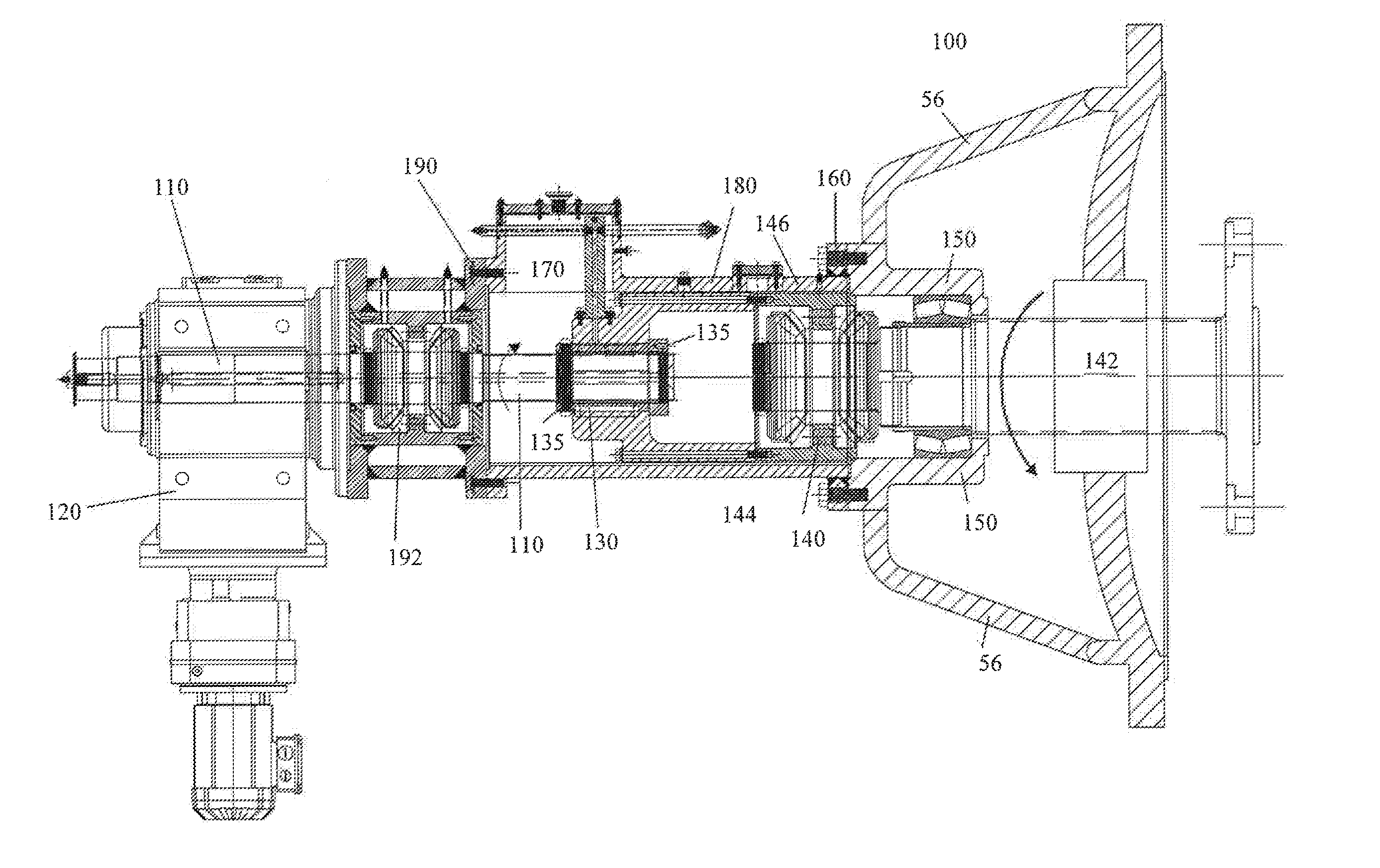 Adjustment housing assembly and monitoring and support system for a rotary feeder in a cellulose chip feeding system for a continuous digester