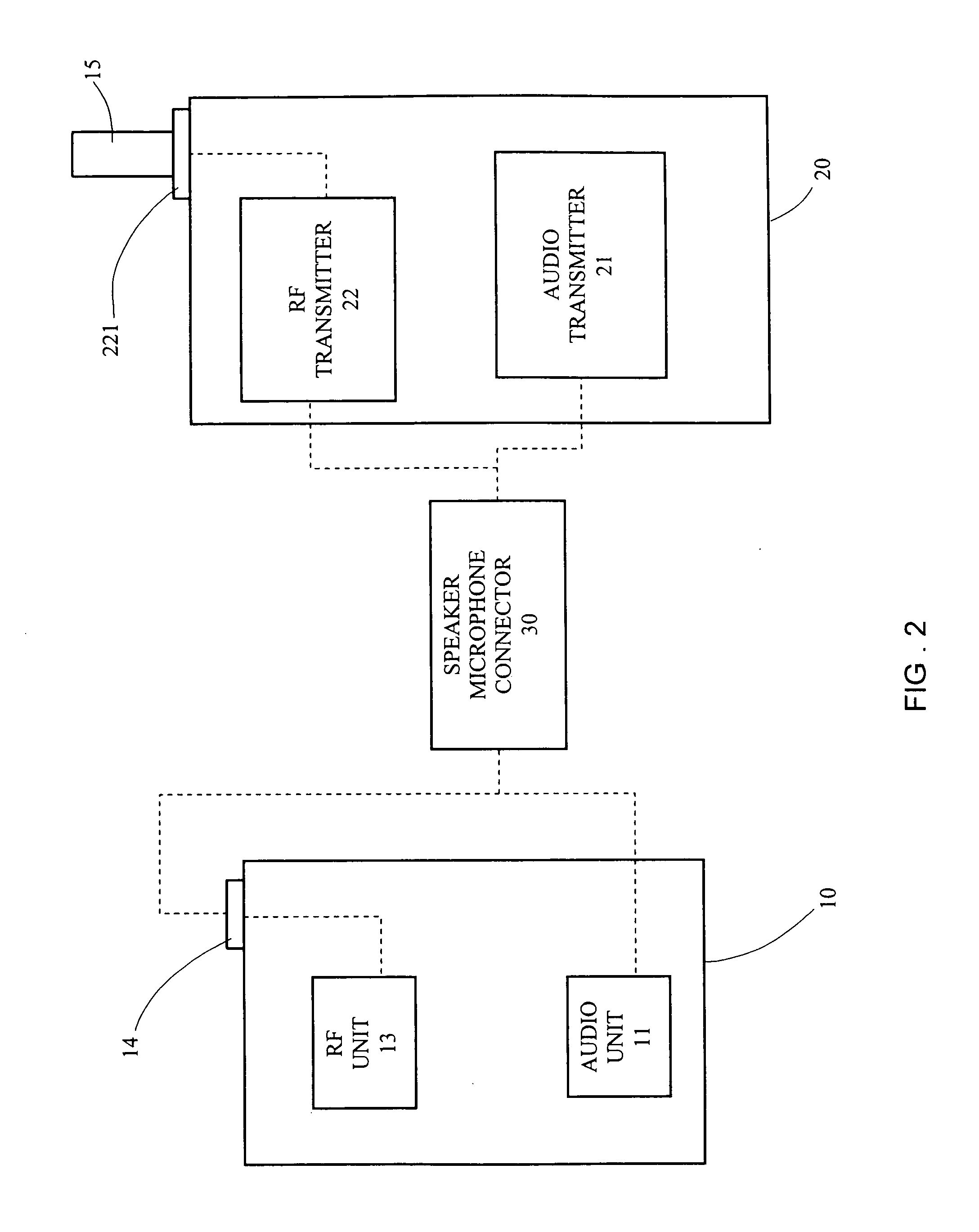 Speaker microphone connector for communicator