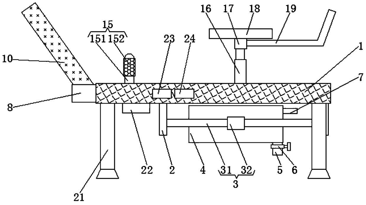 A multifunctional integrated gynecology and obstetrics special pregnant woman delivery bed