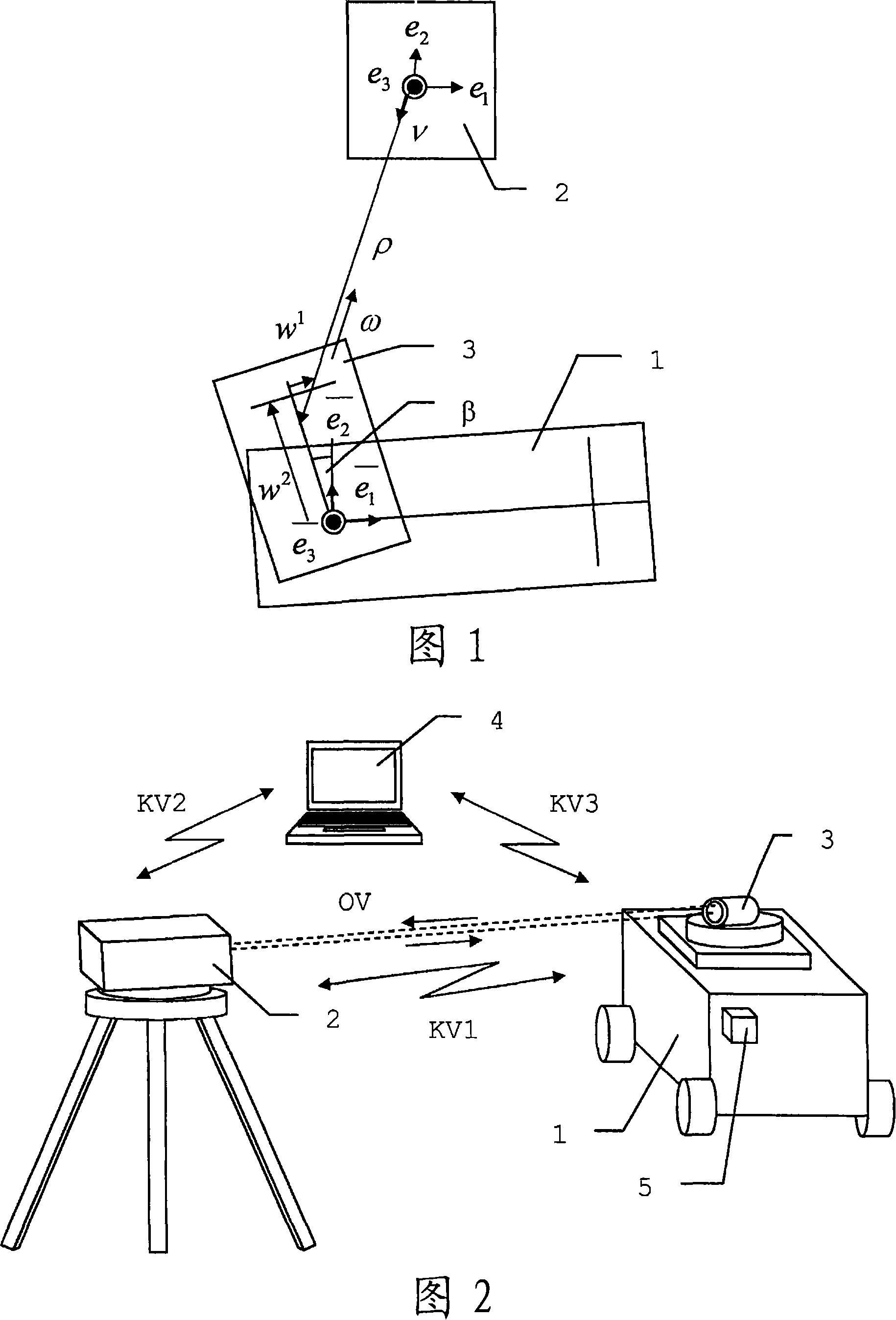 Method and system for determining position and orientation of an object