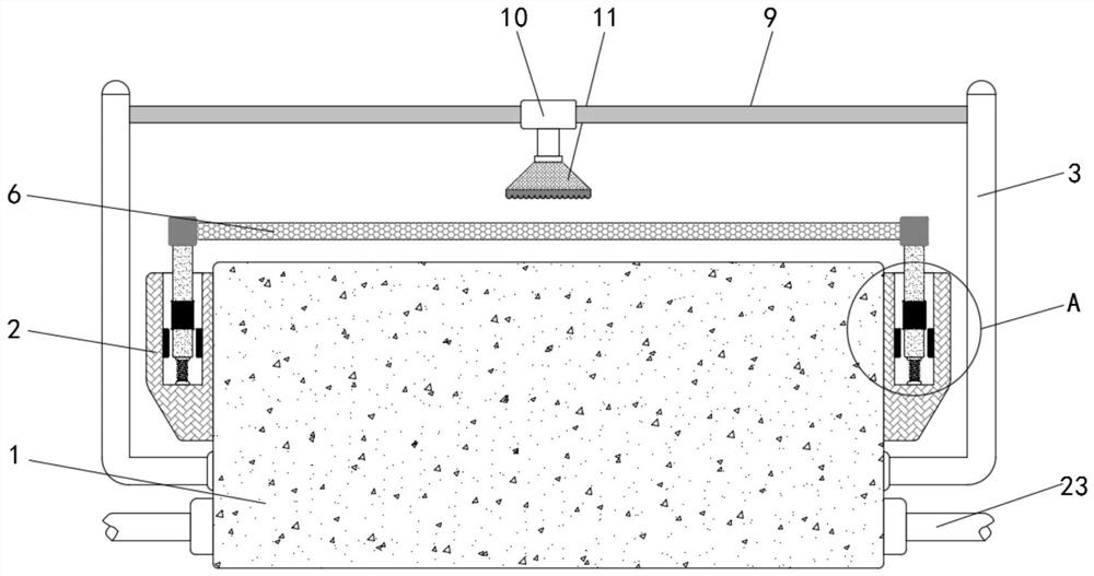 Metal product scrap and cooling liquid separation device