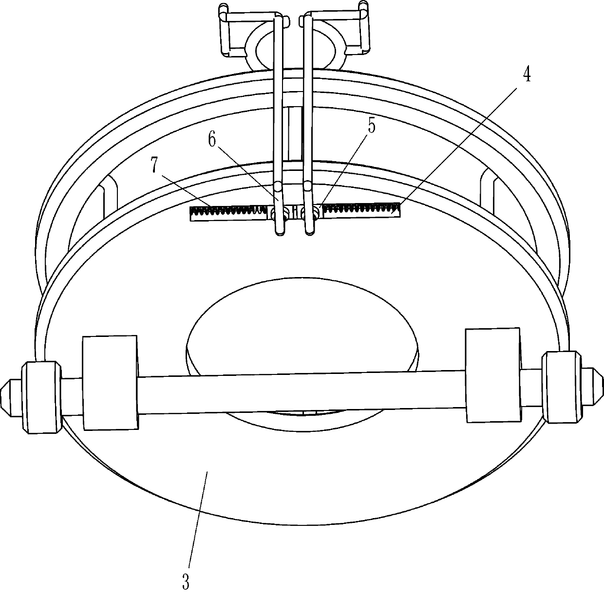 Water pouring device with high safety