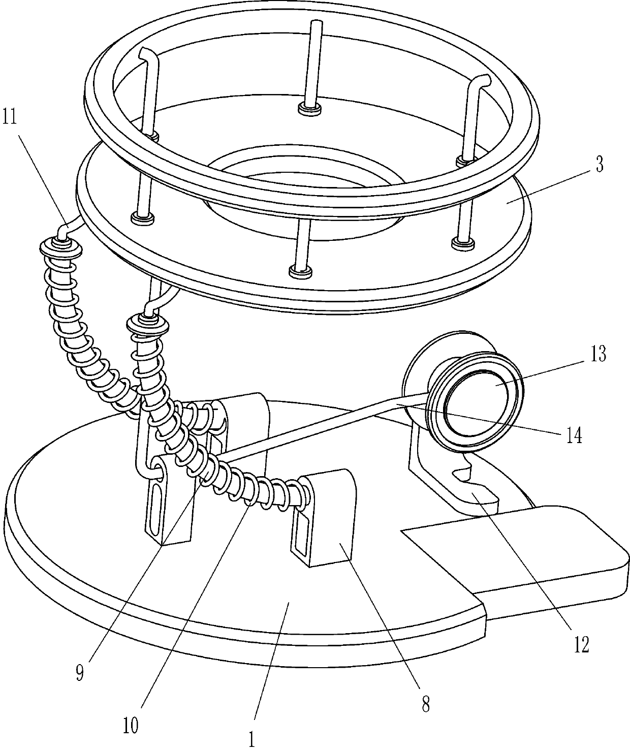 Water pouring device with high safety