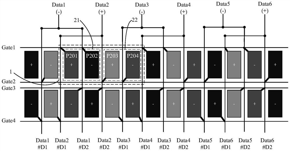 Pixel driving structure and display panel