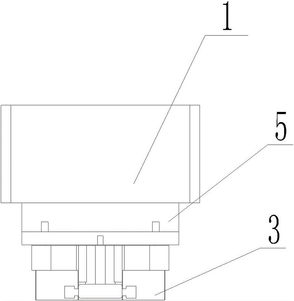 A bearing support structure
