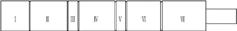 Forging method for six-throw crankshaft