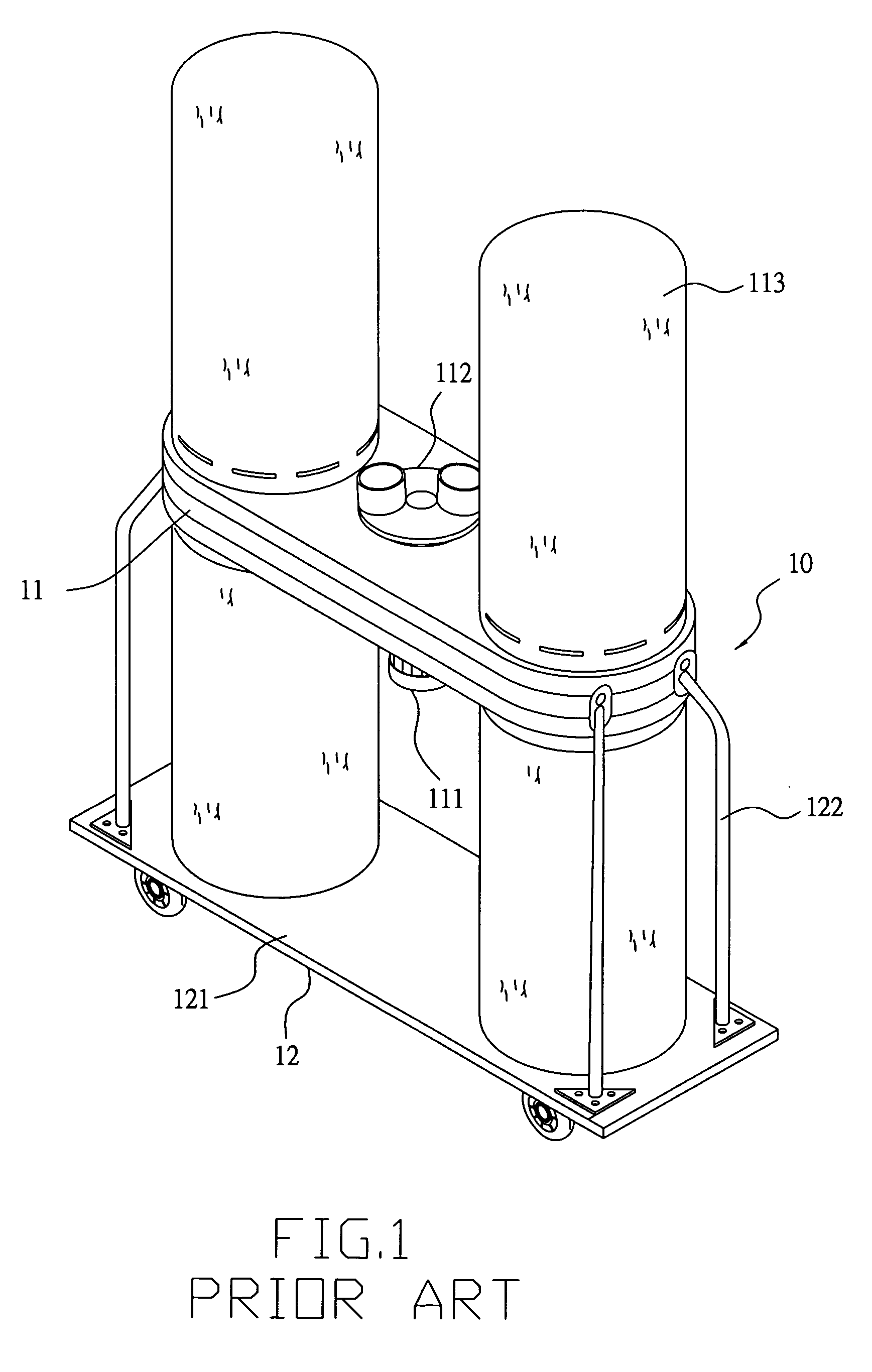 Dust collector with an invertible wind exhausting case