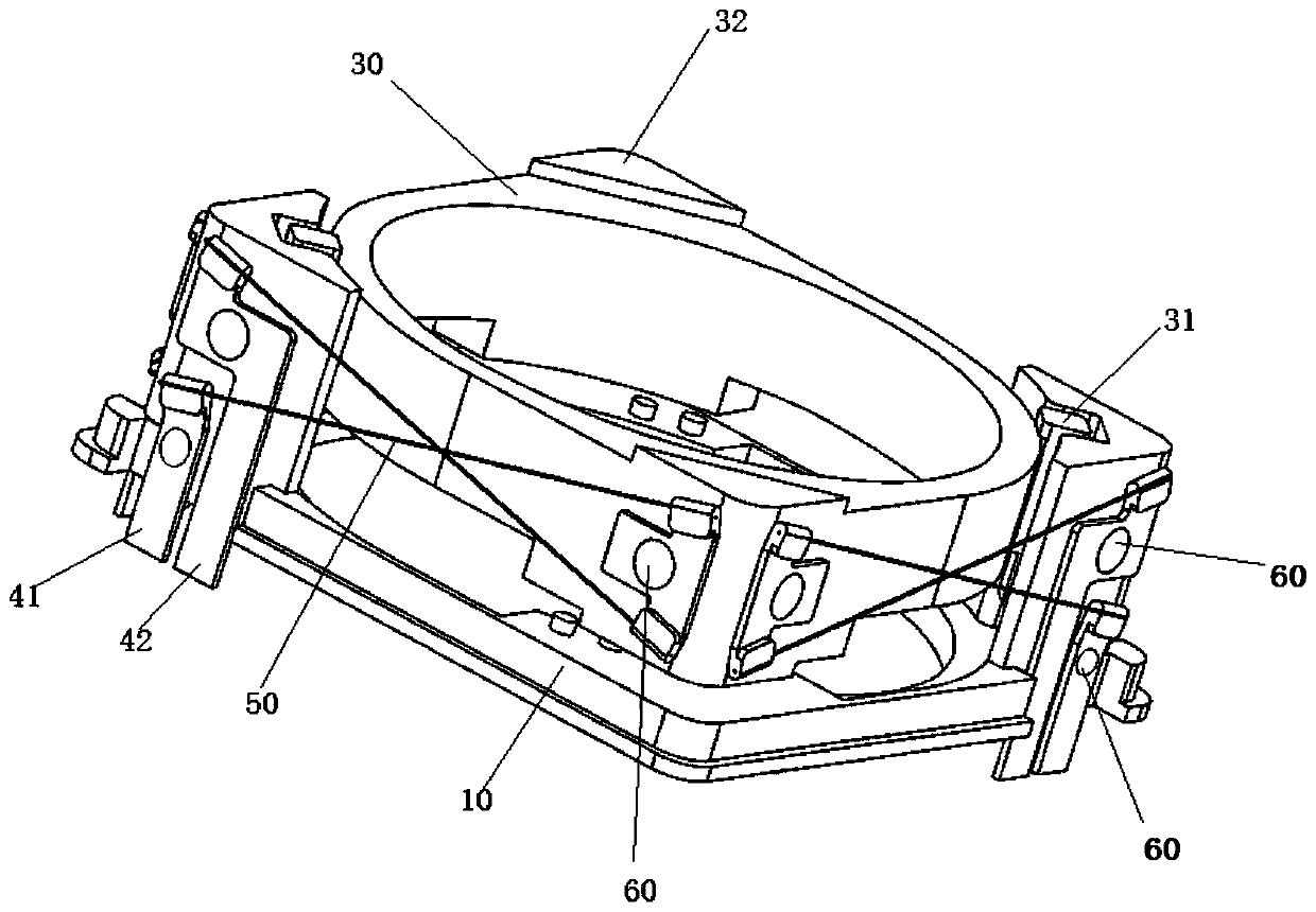 Anti-shake structure, anti-shake system and camera device