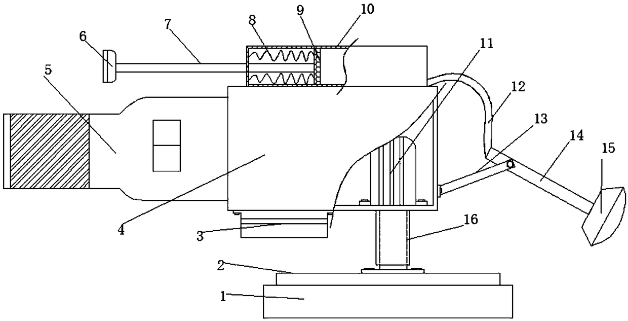 Waxing device for production of wood-plastic floor