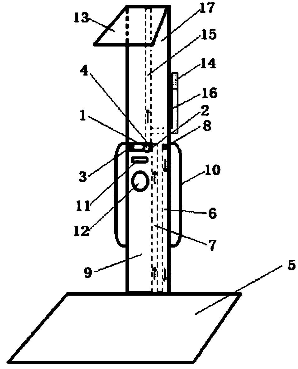 Heat energy recovery shower head with pipeline hidden hood