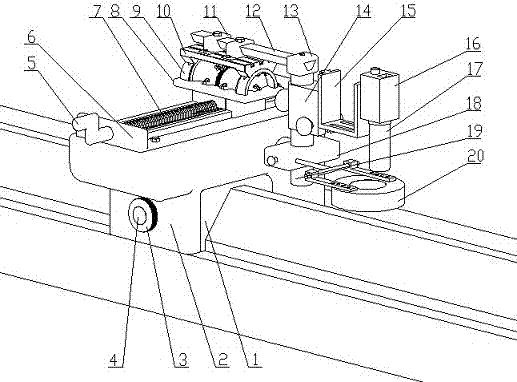 An image capture device for quality inspection and analysis of machine tool guide rail surface