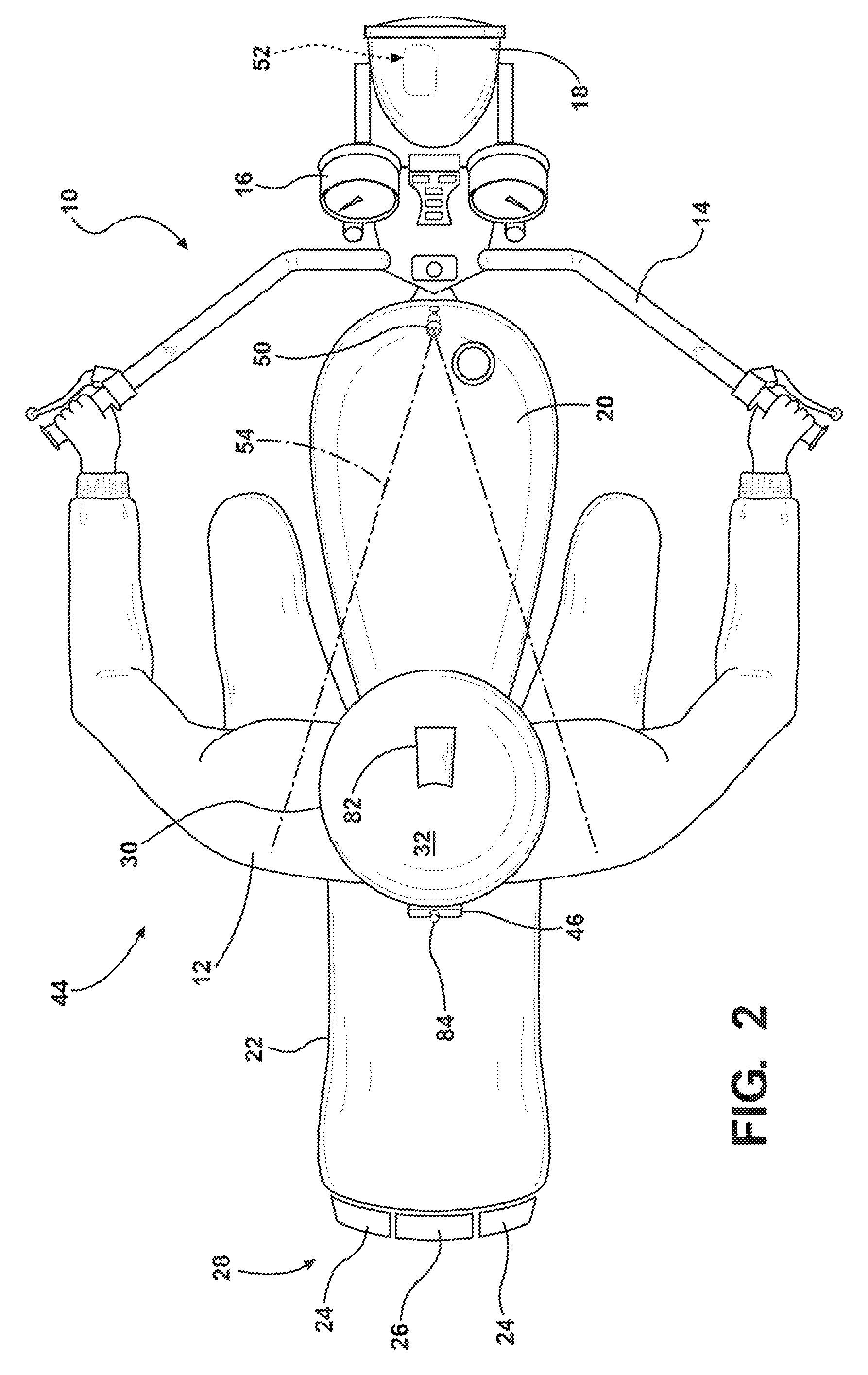 Communications assembly adapted for use with a helmet