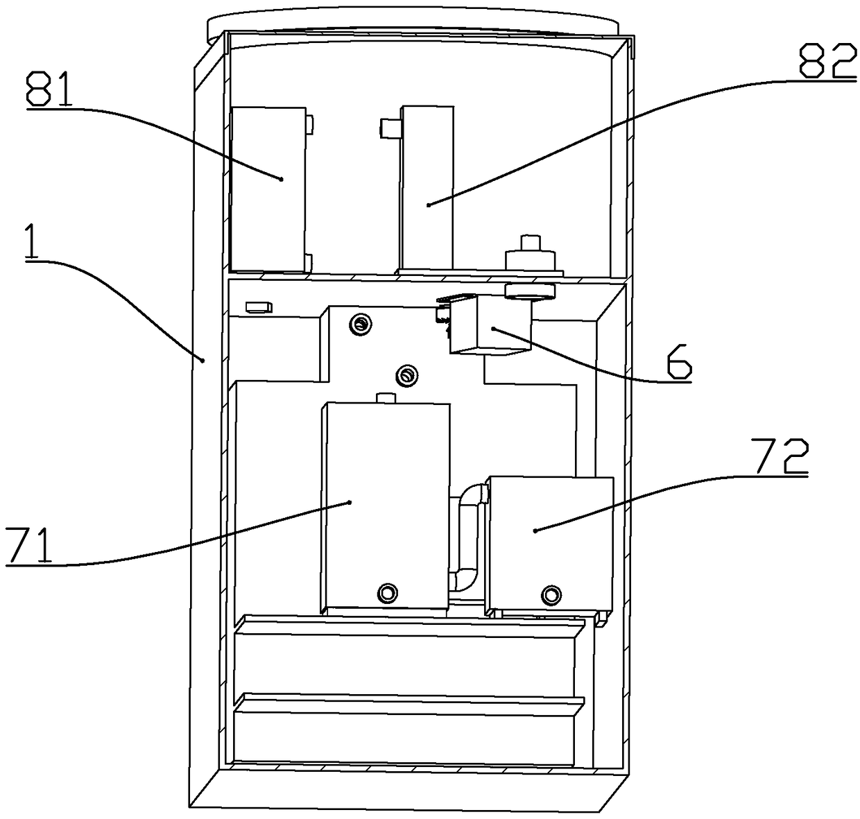 Baby milk brewing machine