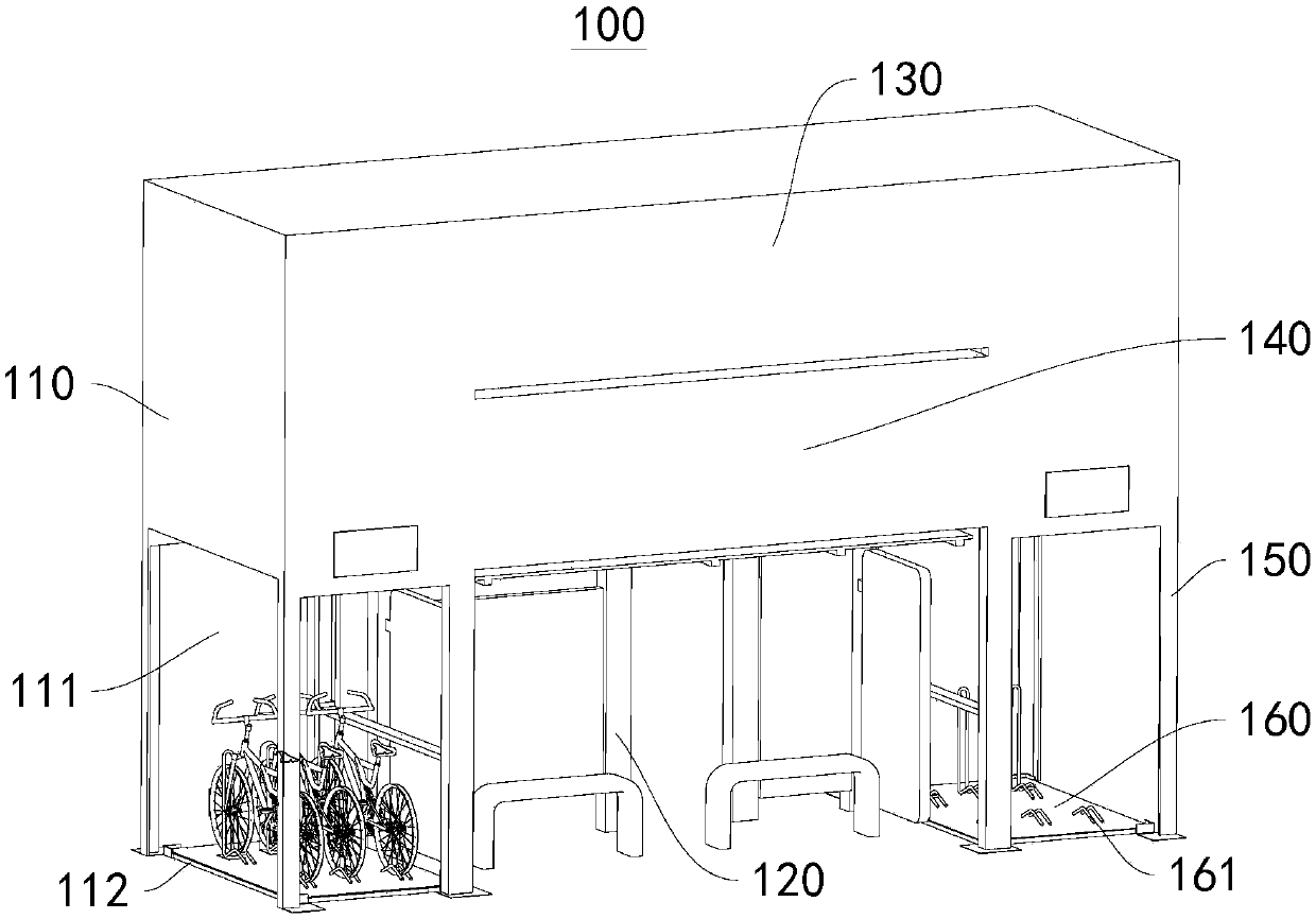 Stereoscopic bicycle garage