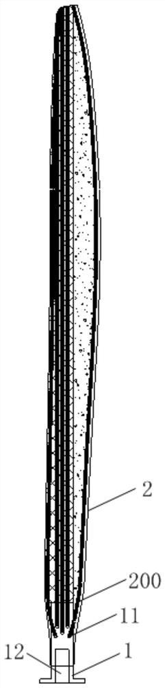 Rotor blade integrally formed by three-dimensional woven composite material and manufacturing method