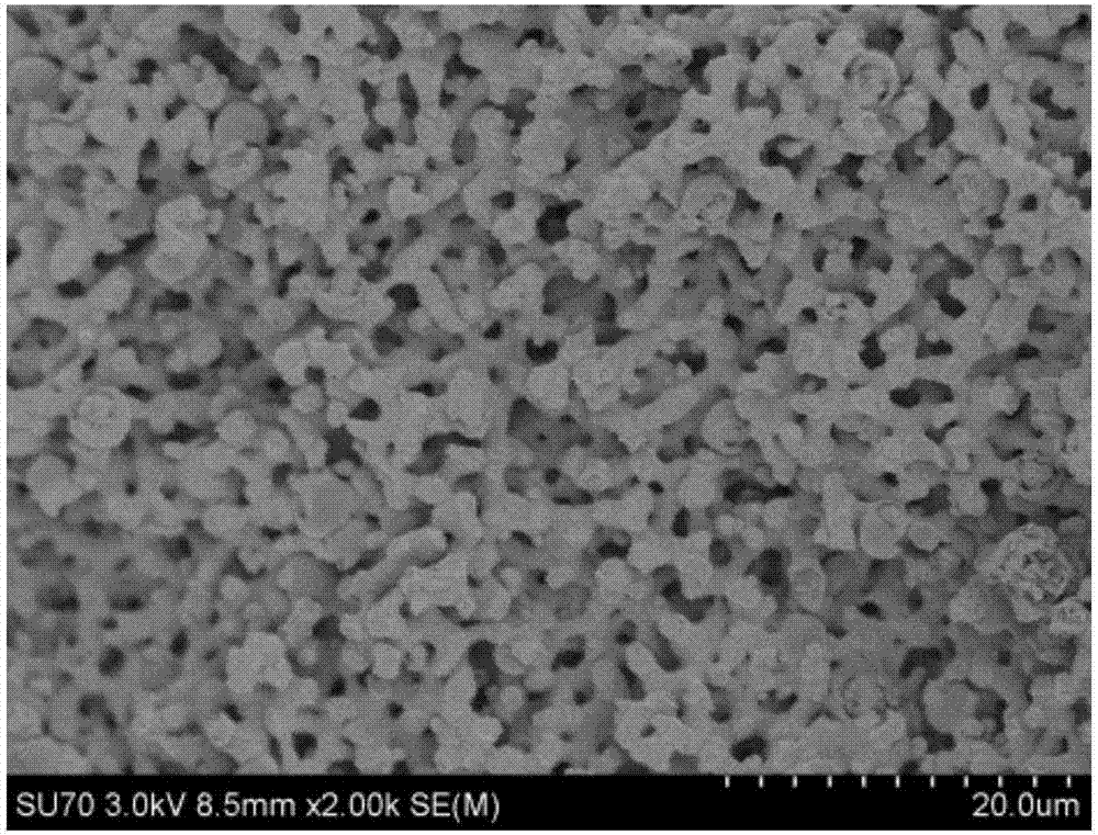 Preparation method for layered zinc-aluminum double hydroxide porous block used for dye adsorption