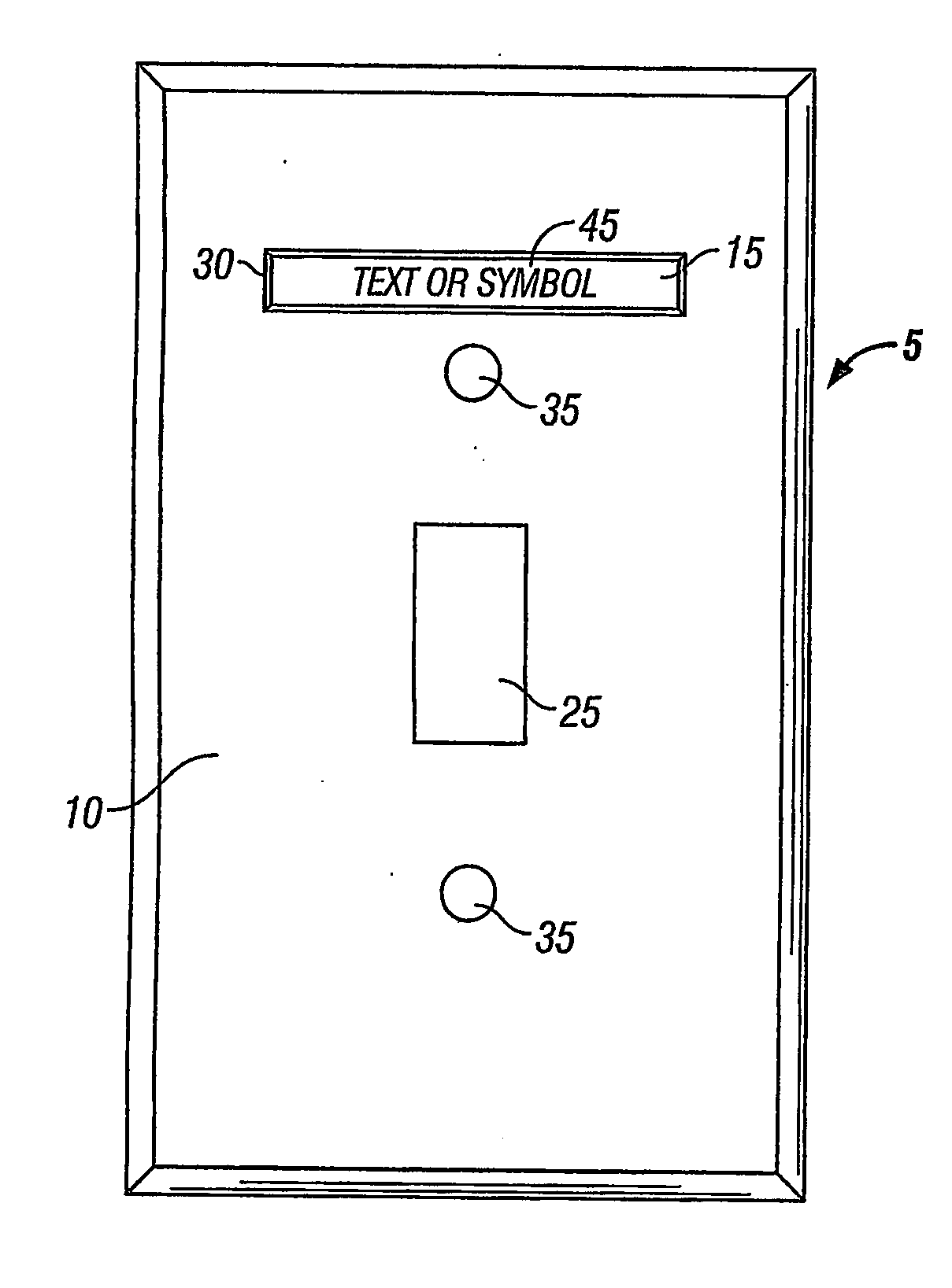 Backlighting for electrical cover plates