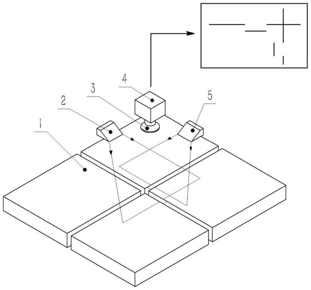 Laser vision sensing system and method for welding seam tracking