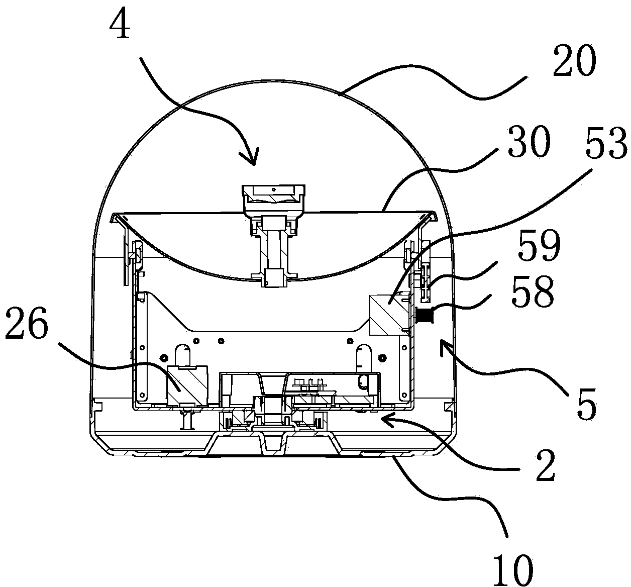 Marine satellite antenna