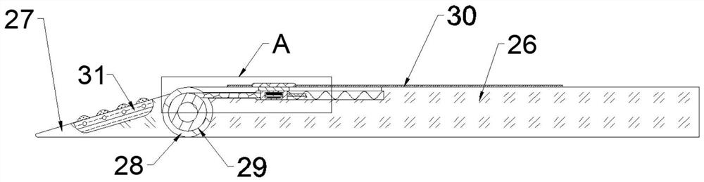 Forklift frame capable of improving loading efficiency and transporting safety and stability