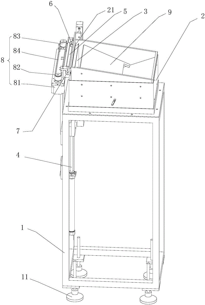 Roller feeding device