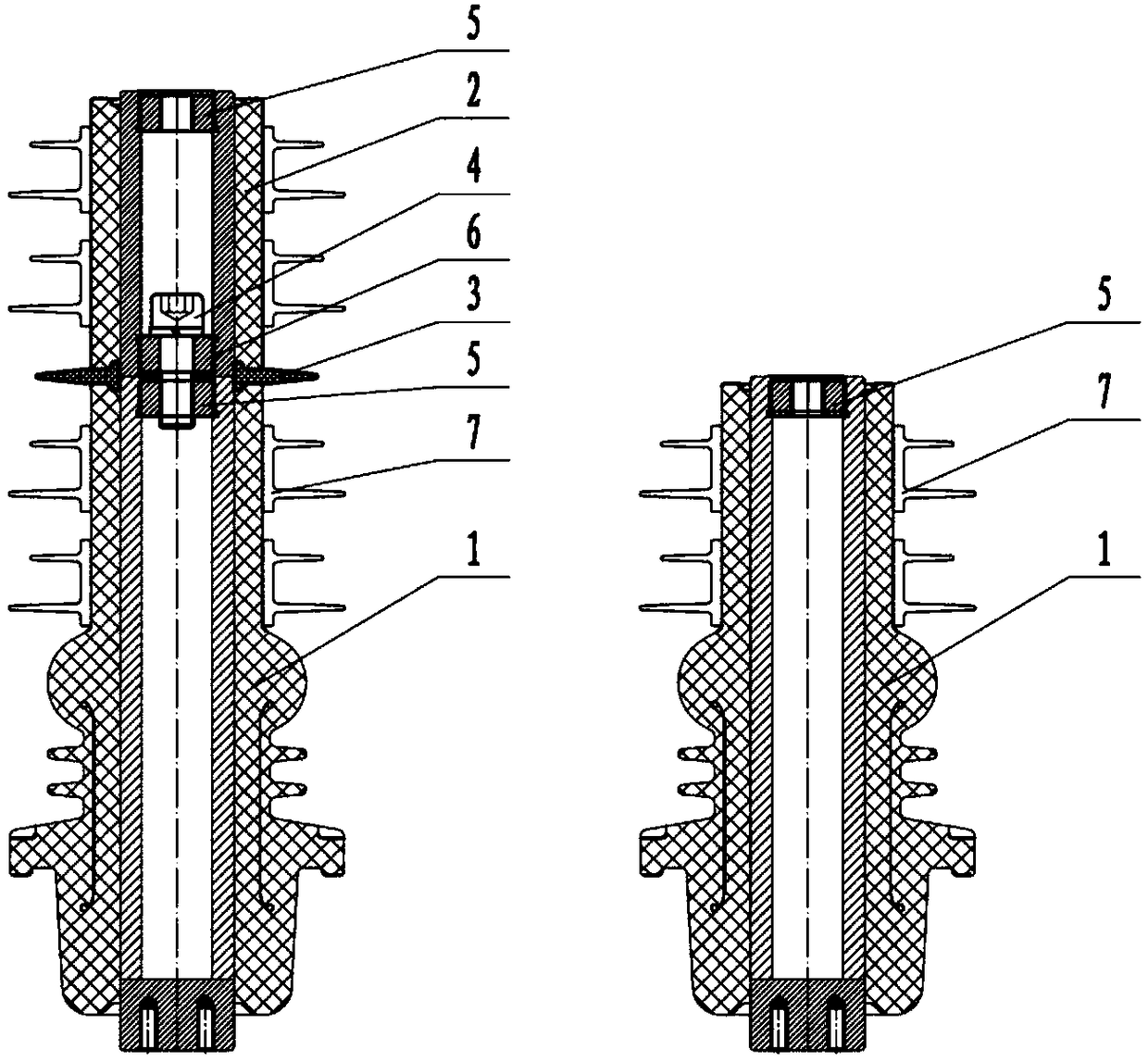 Outgoing line insulation sleeve and method of using same