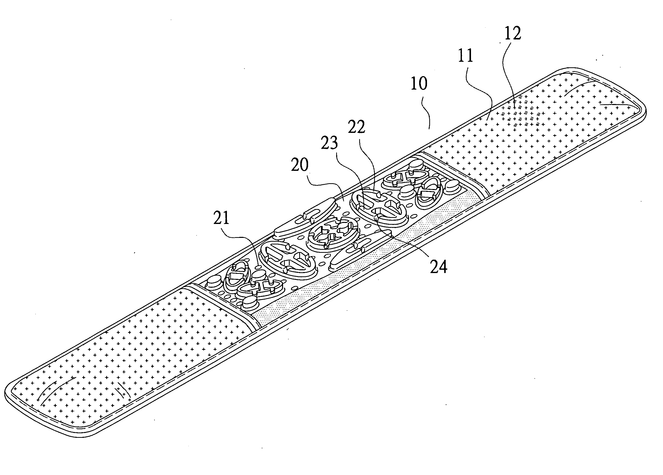 Horse protection equipment ventilation structure