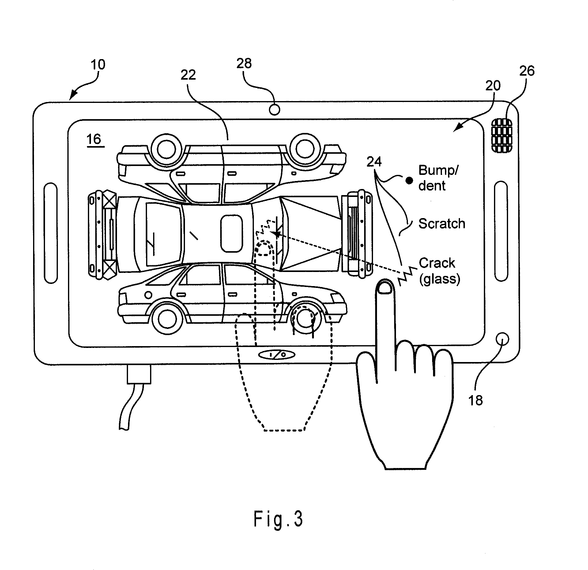 Virtual rent-a-car system and method with in-car concierge device