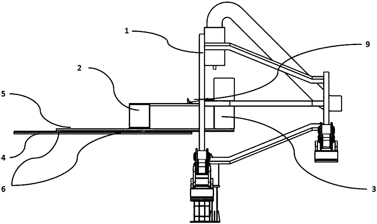 Proton radiotherapy rack with imaging device