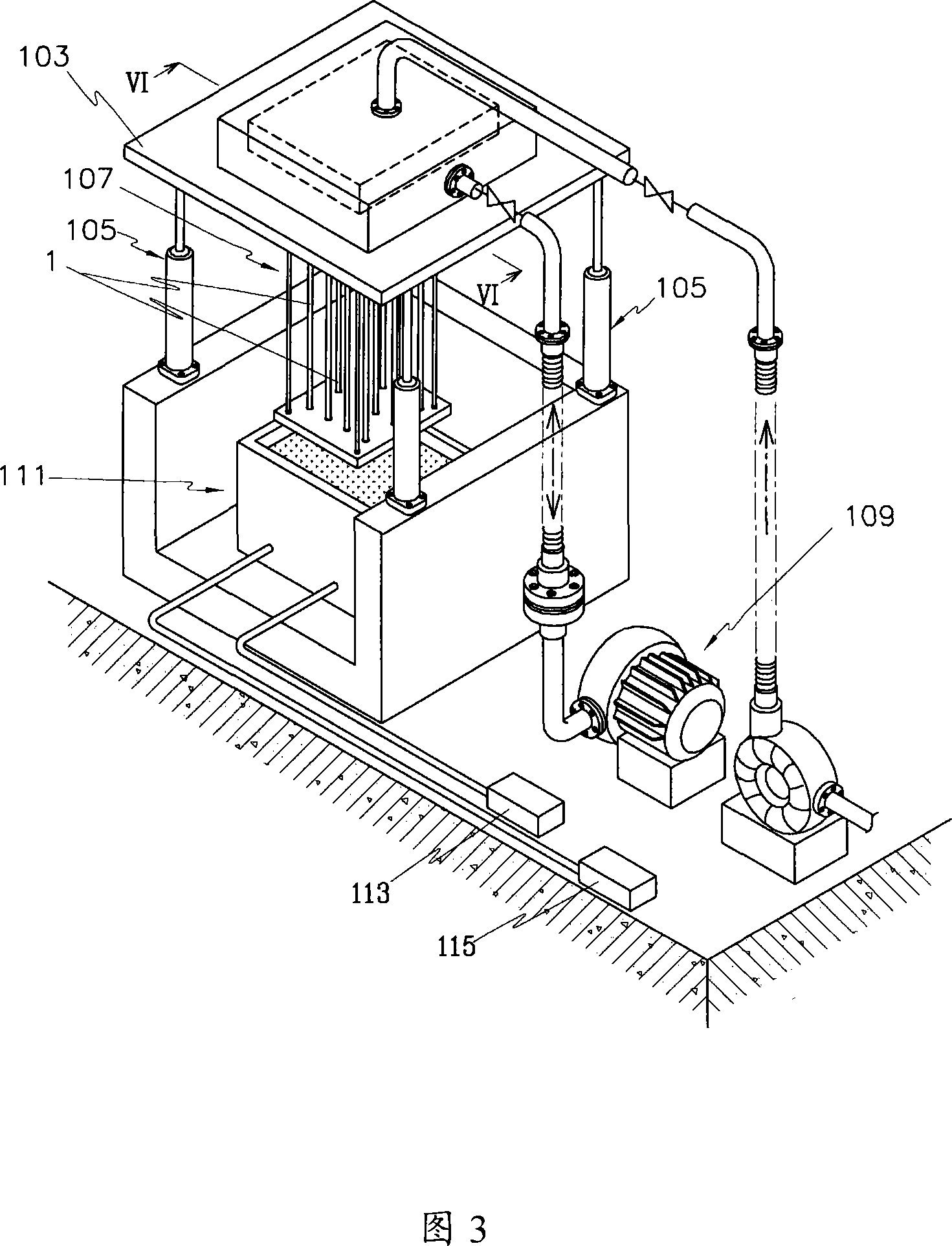 Fluorescent body coating method of fluorescent lamp