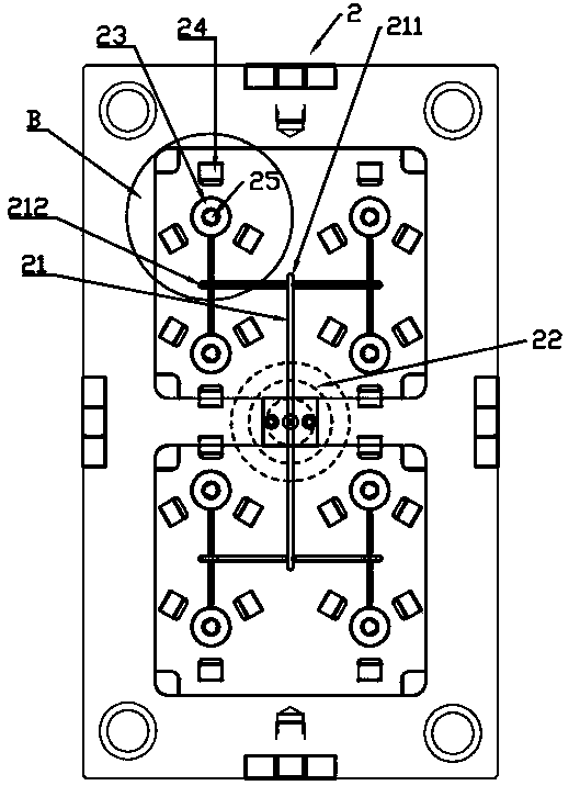 Injection mold easy to release