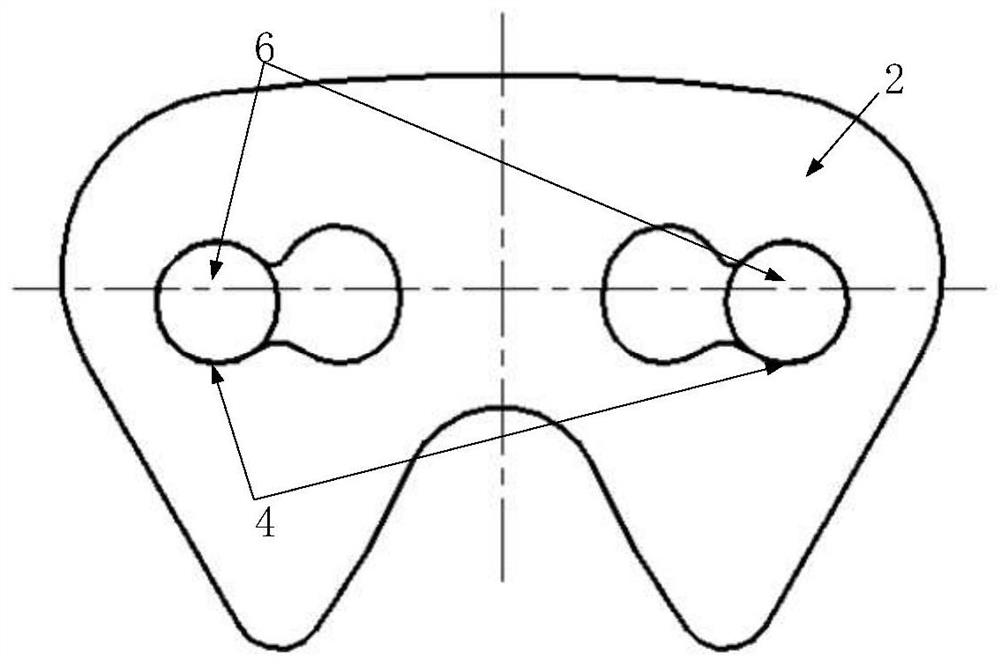 A hy-vo toothed chain with ultra-small rolling radius