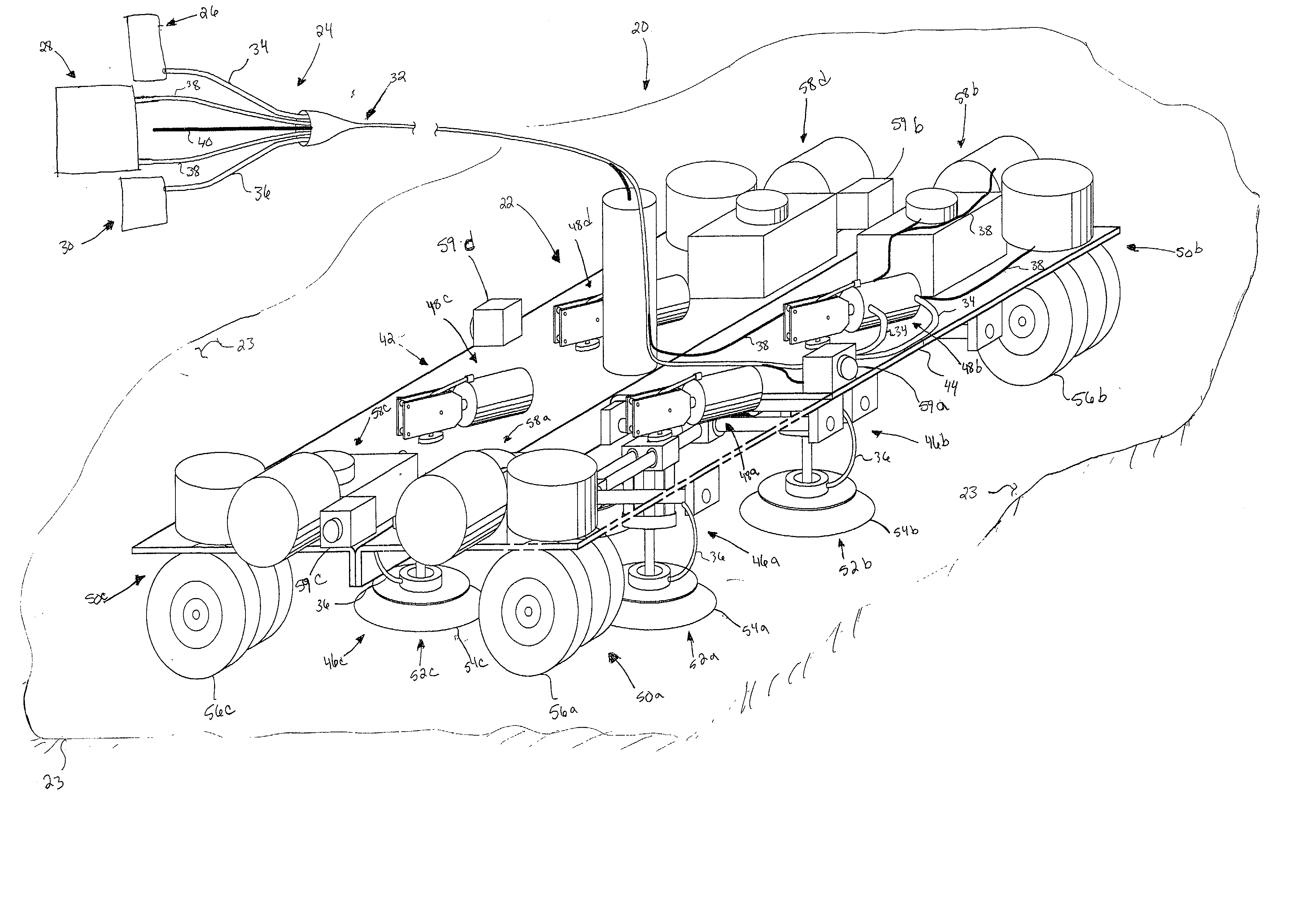 Apparatus and method for traversing compound curved and other surfaces