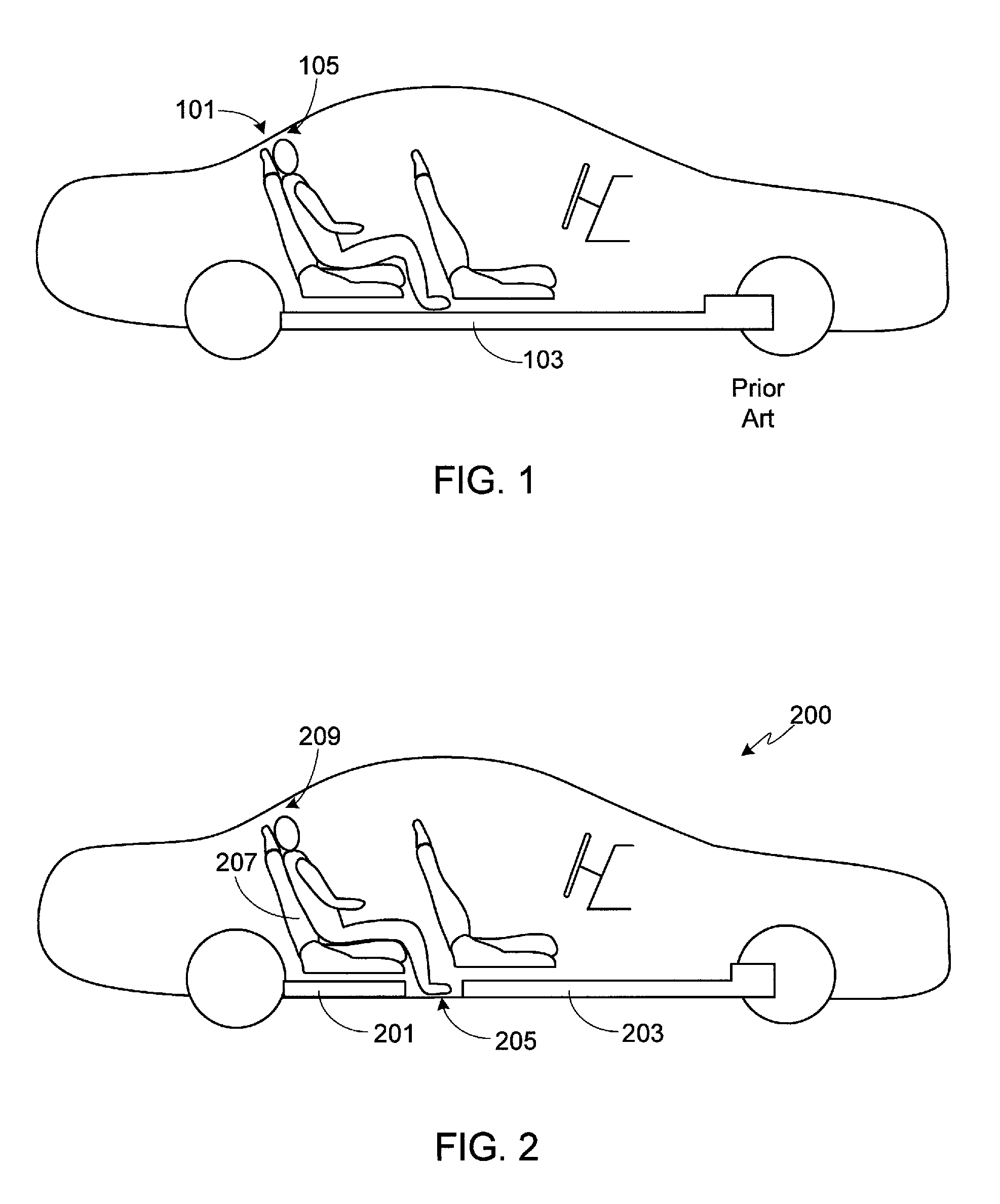 Segmented, undercarriage mounted EV battery pack