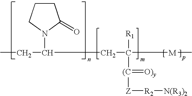 Disinfecting compositions containing a polymer complex of an organic acid