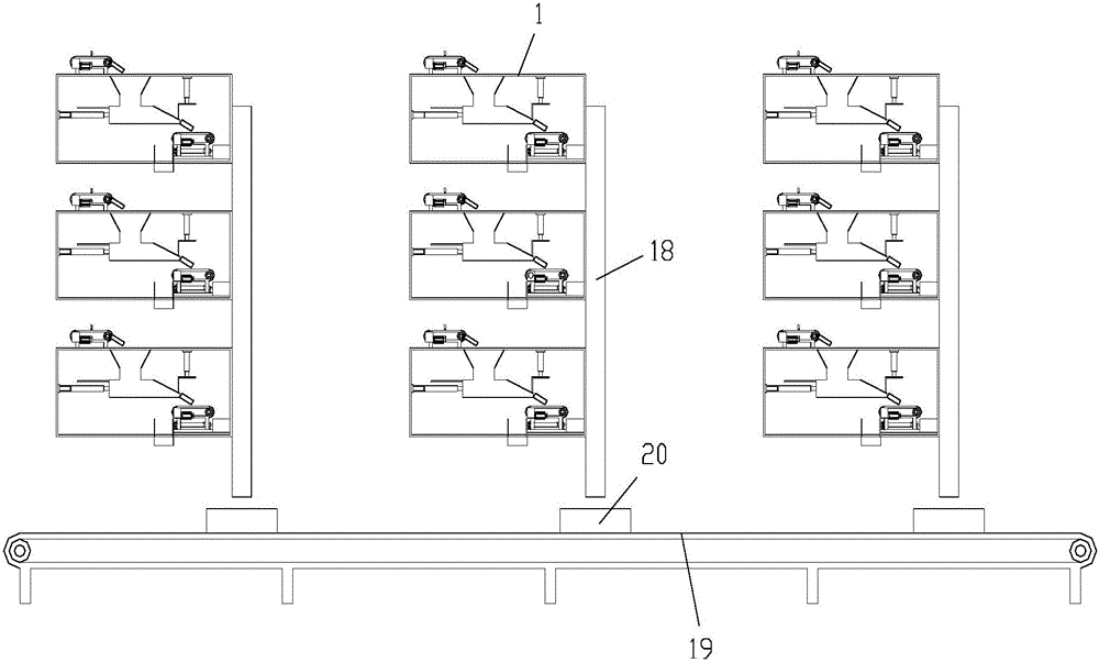 Automatic traditional Chinese medicine preparing and outputting cabinet system