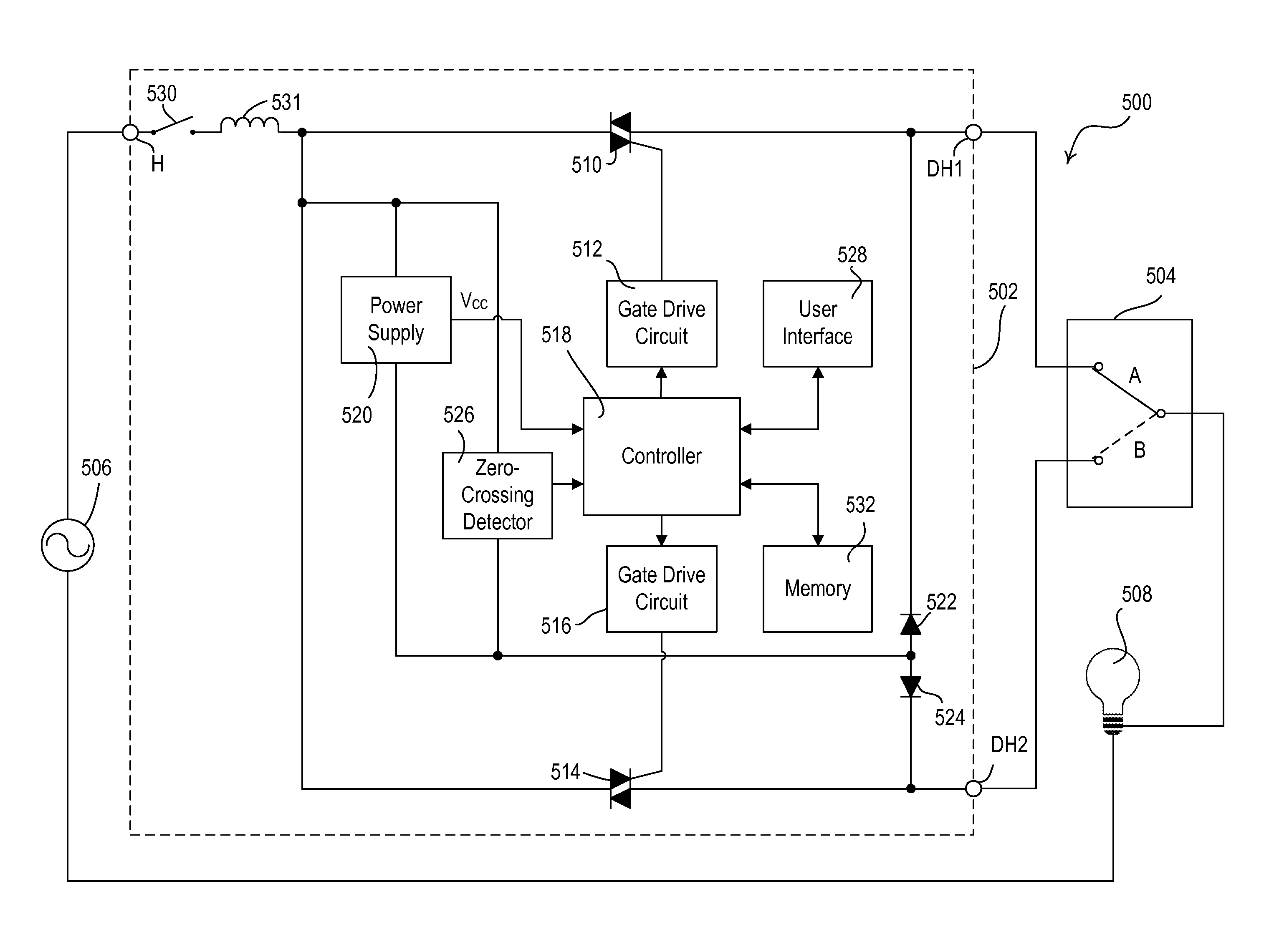 Load control device for use with lighting circuits having three-way switches