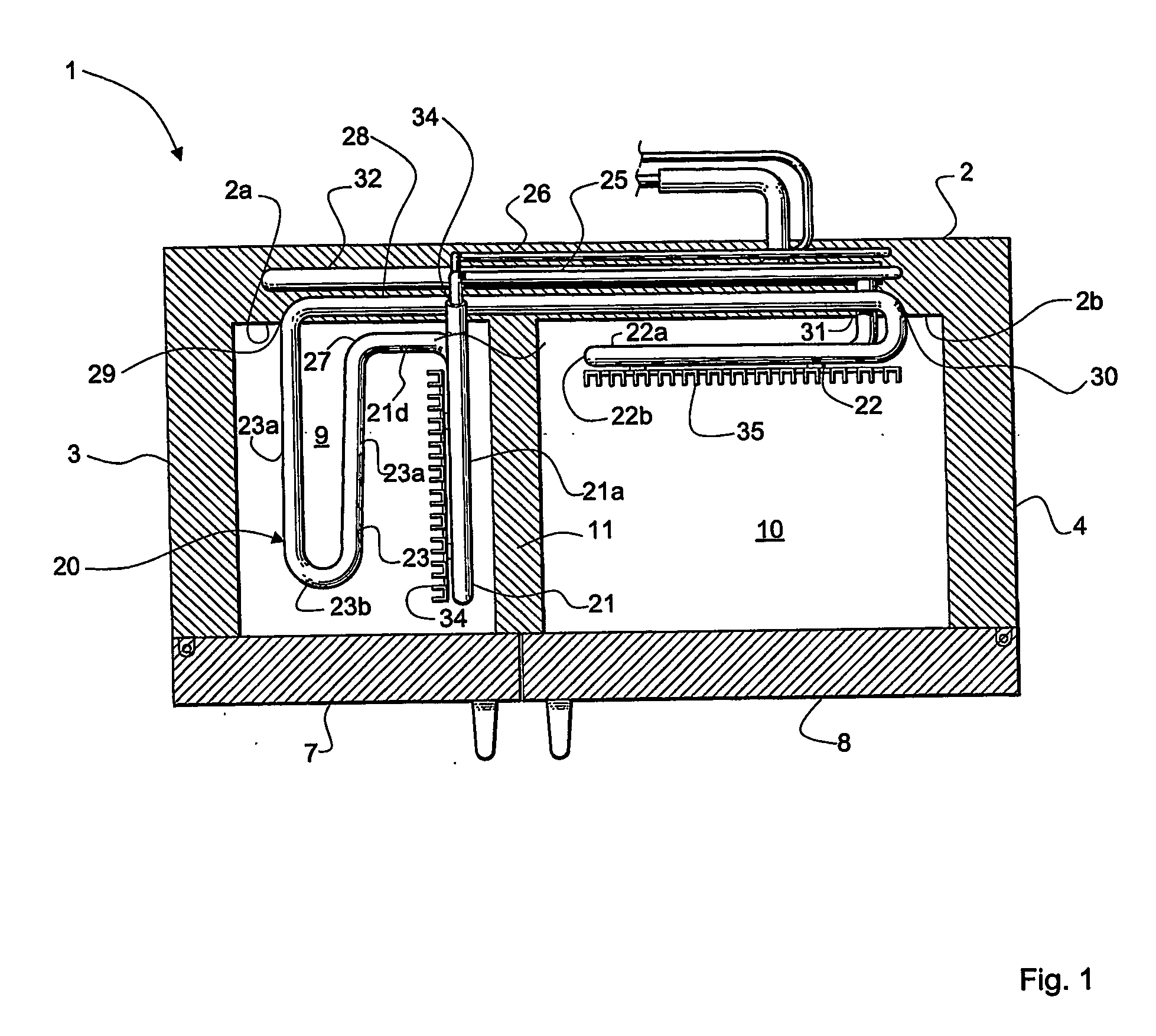 Absorption refrigerator with ice-maker