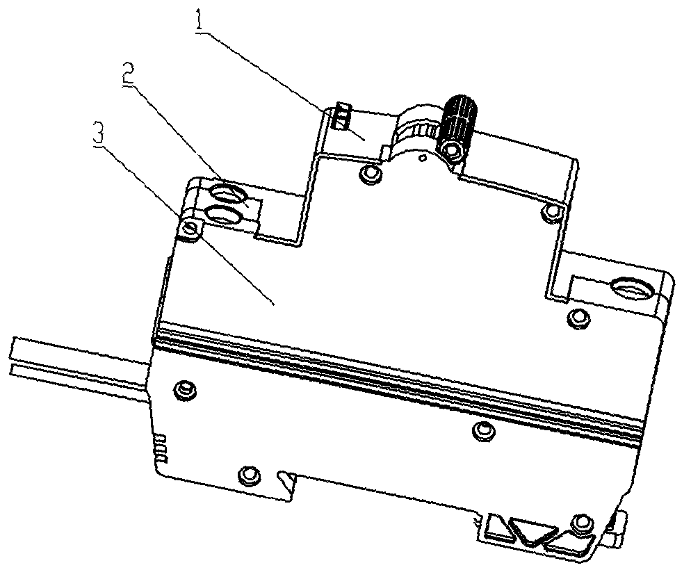 Un-lengthened 18mm-width multifunctional residual current circuit breaker