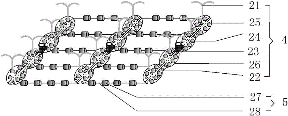 Lotus-root-shaped eutrophic sediment remediation system capable of aeration