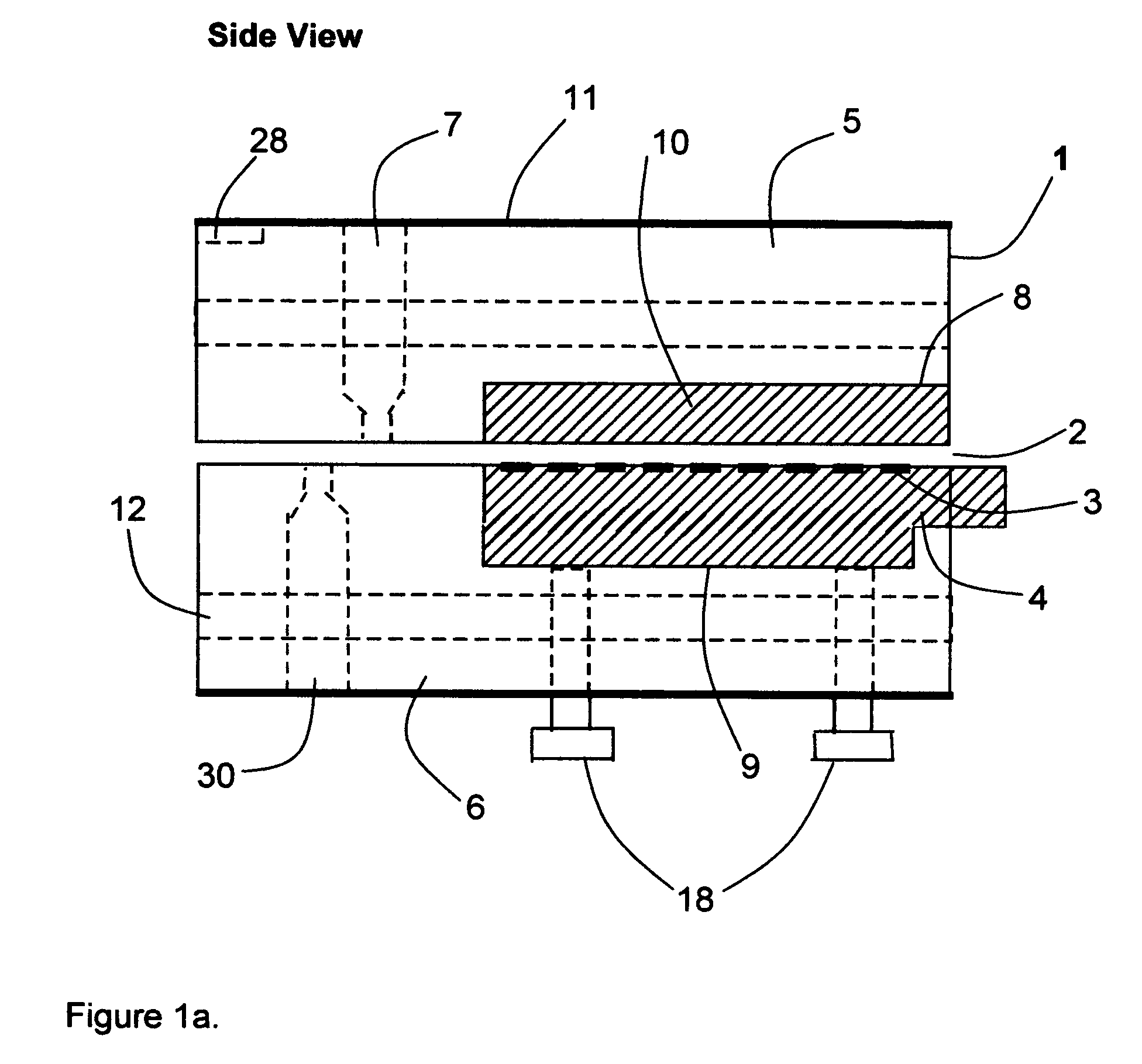 Dielectric slit die for in-line monitoring of liquids processing