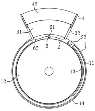 Apple planting lighting auxiliary device and use method thereof