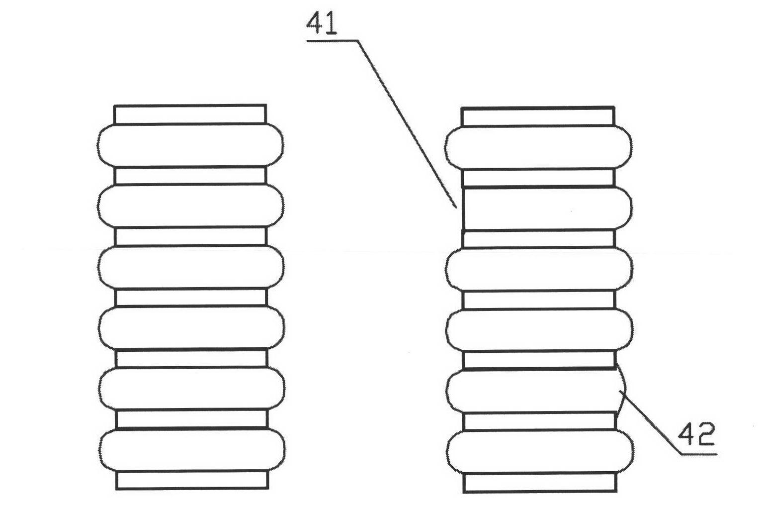 Automatic corrugated pipe detection equipment and detection method