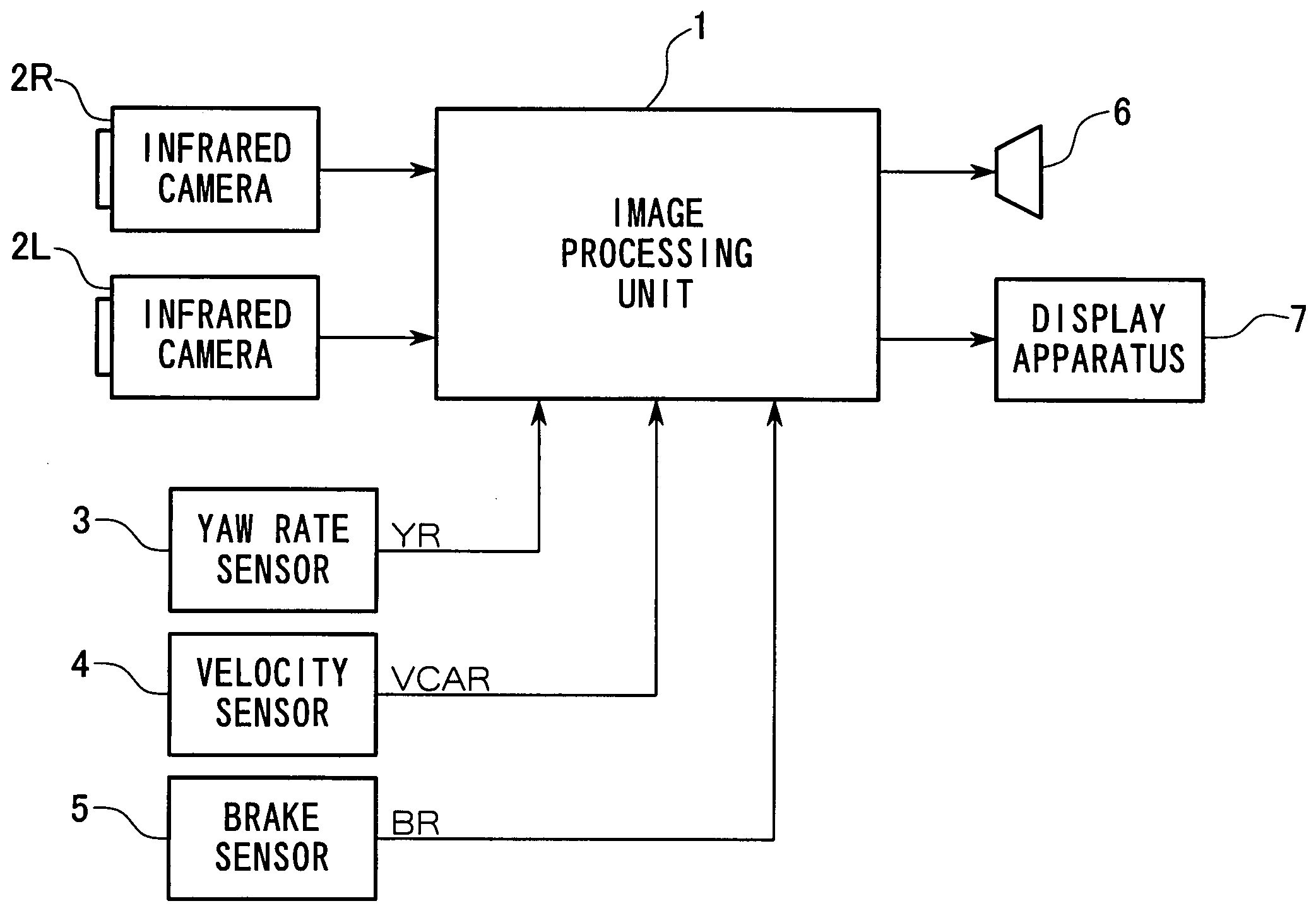 Vehicle zone monitoring apparatus